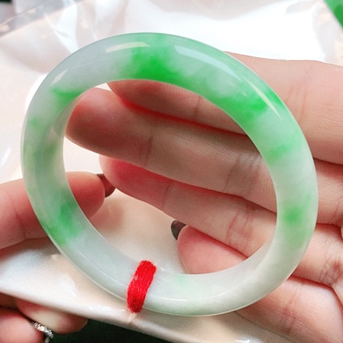 未镶嵌手镯翡翠正圈2566