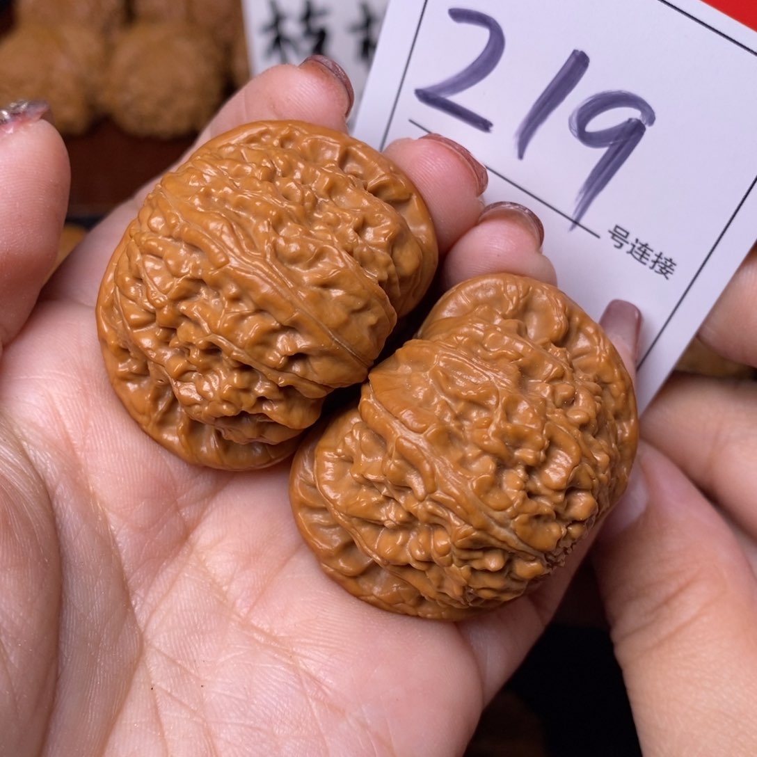 文玩核桃把件219闷尖狮子头4,2