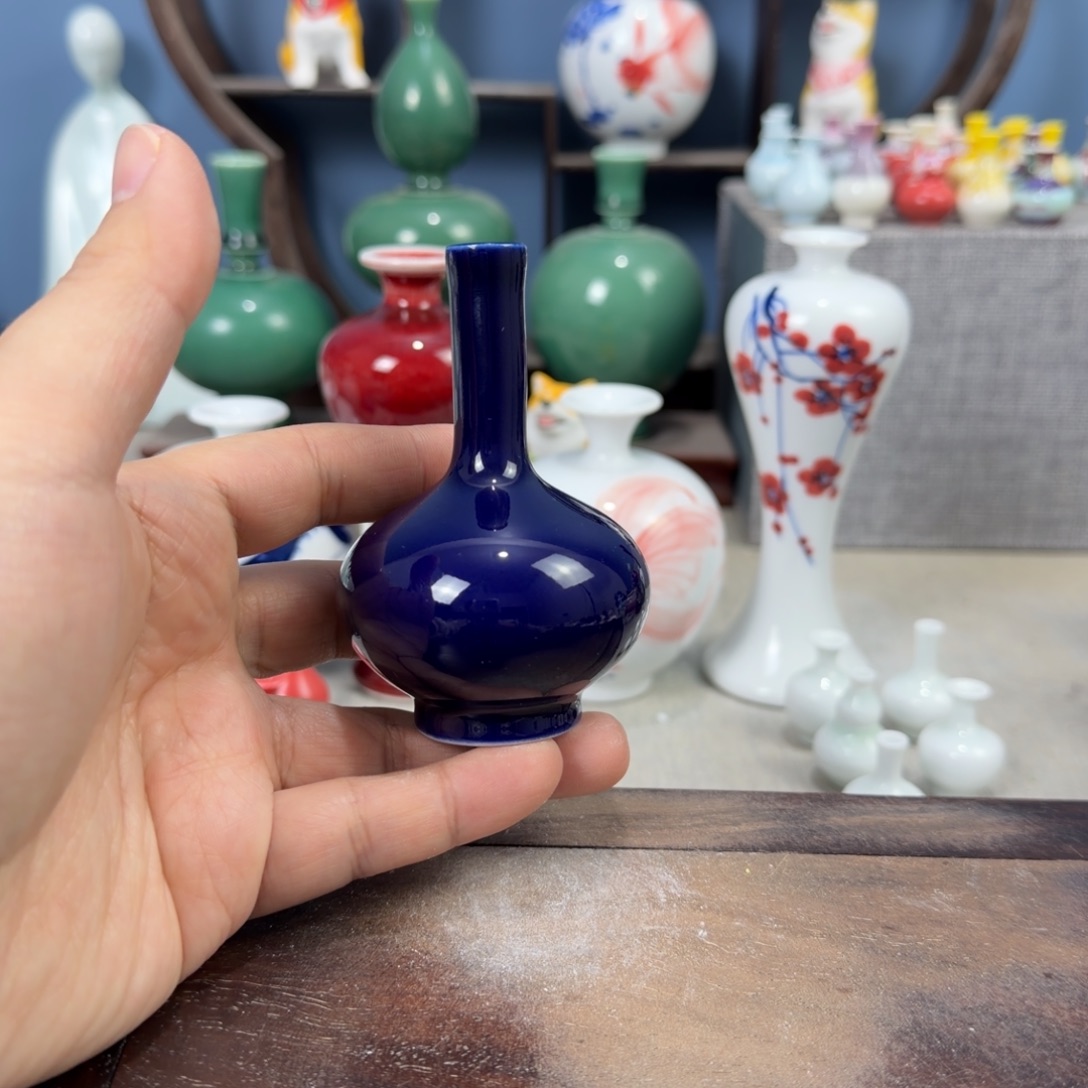 陶瓷手工小花器摆件