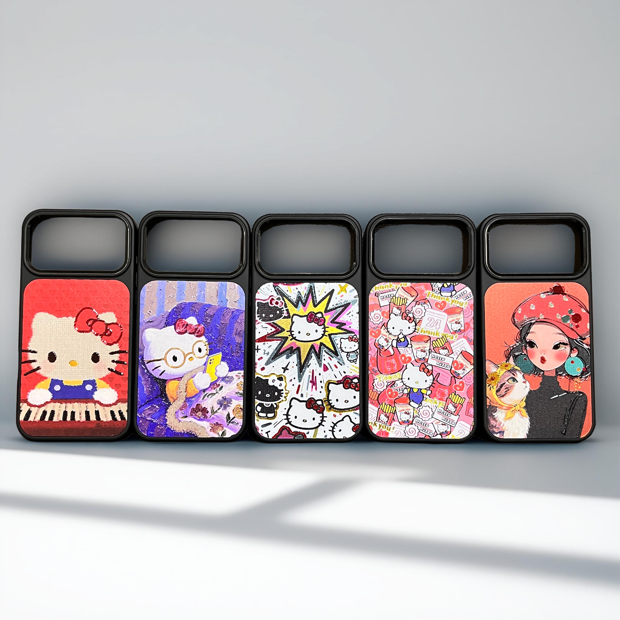 治愈系满屏kitty高级适用iPhone17promax手机壳苹果16pro15油画KT