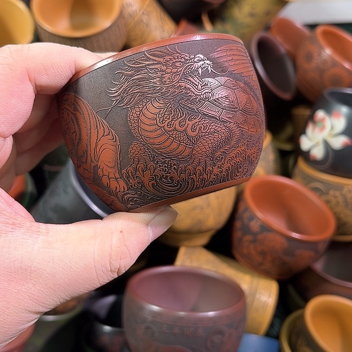 茶杯紫砂全手工紫砂主人杯