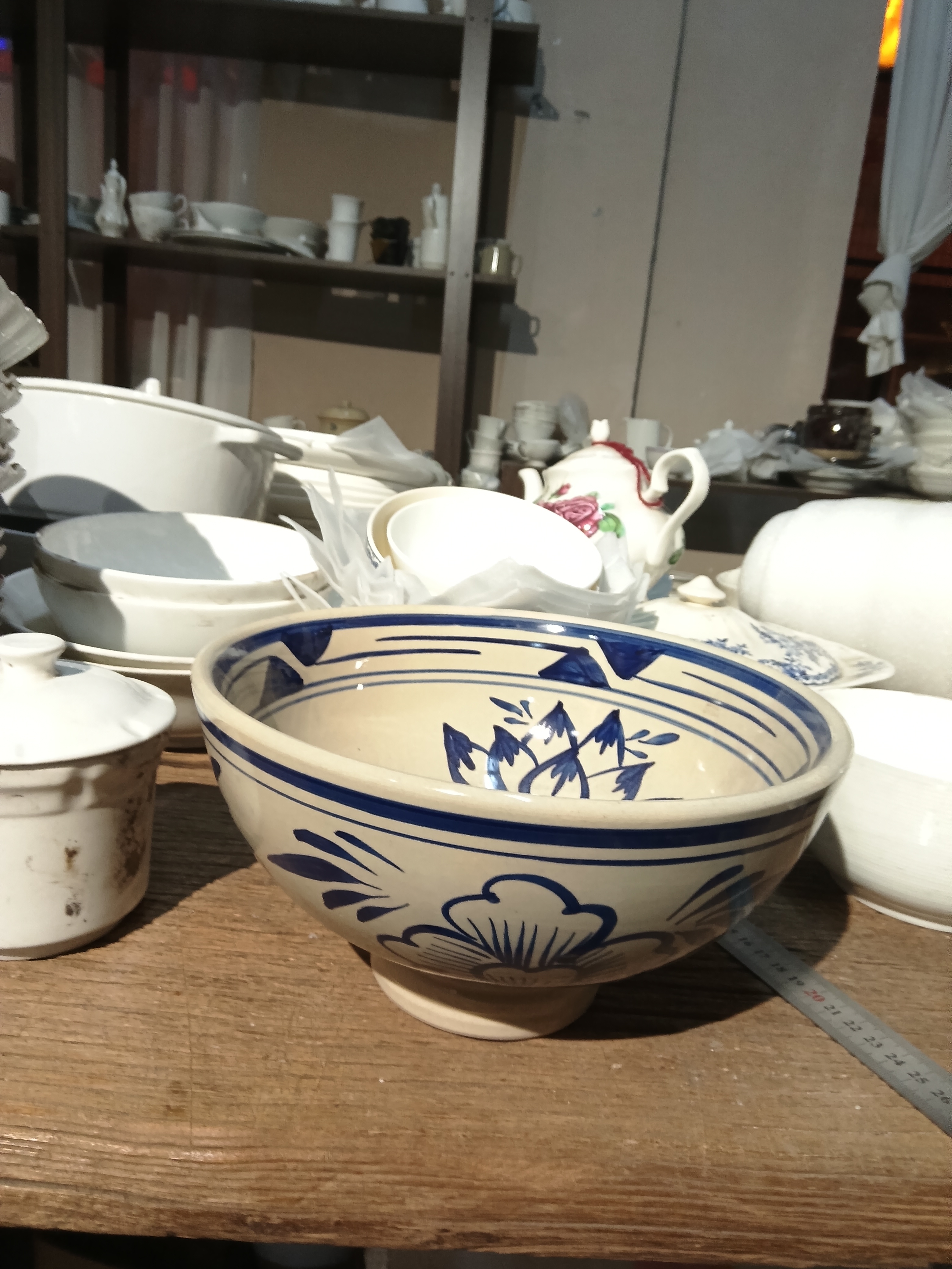 磁州窑大青土，釉下手绘大碗遐思品