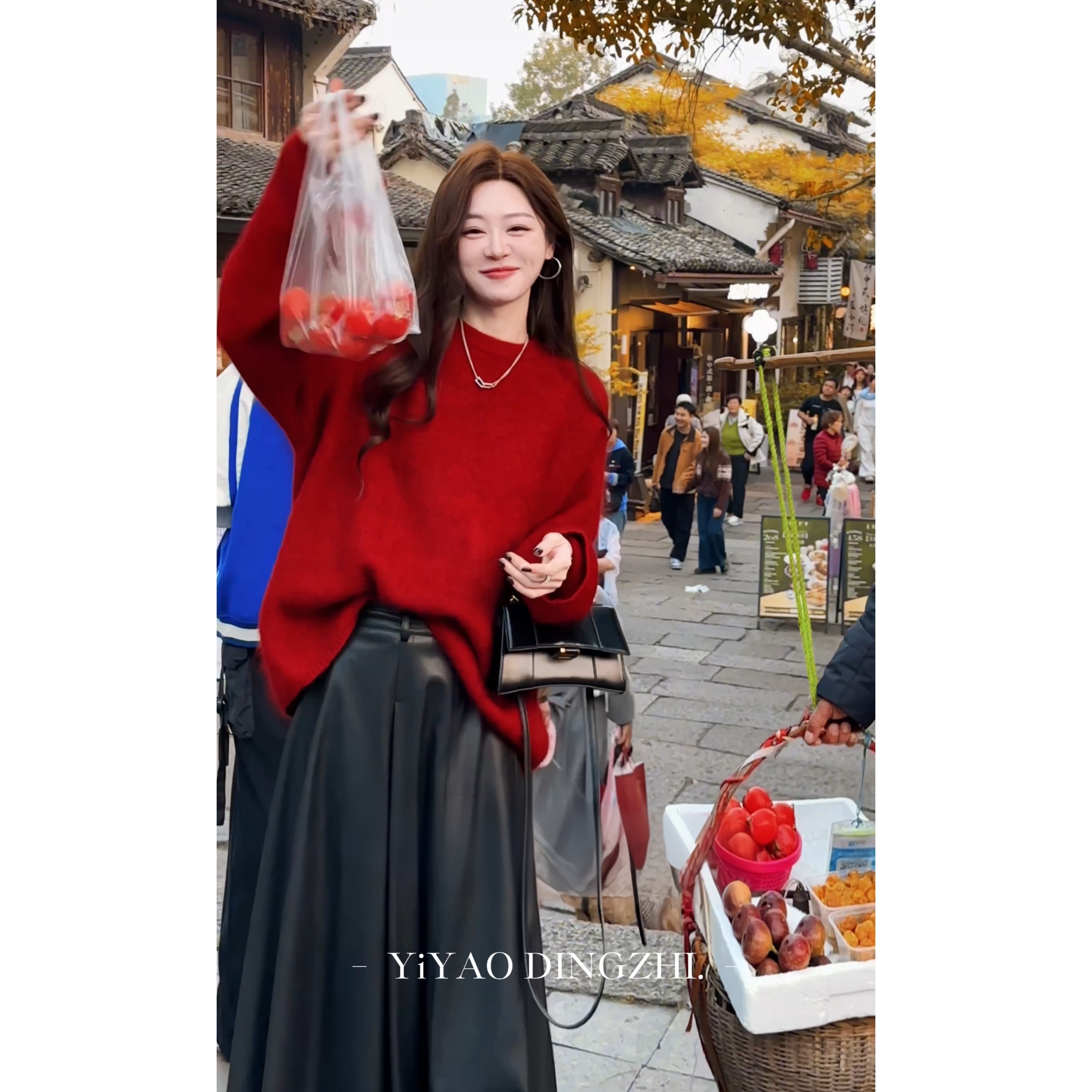 【亦瑶定制】色彩哲学家/毛衣  冬款高端兔毛显瘦毛衣5DZDD10804