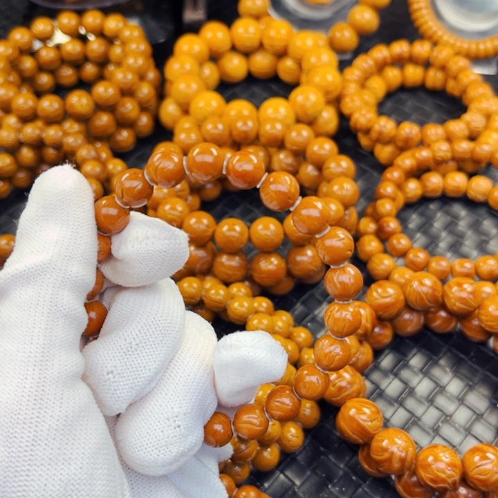 桃核手串宝**油龙纹9尺寸