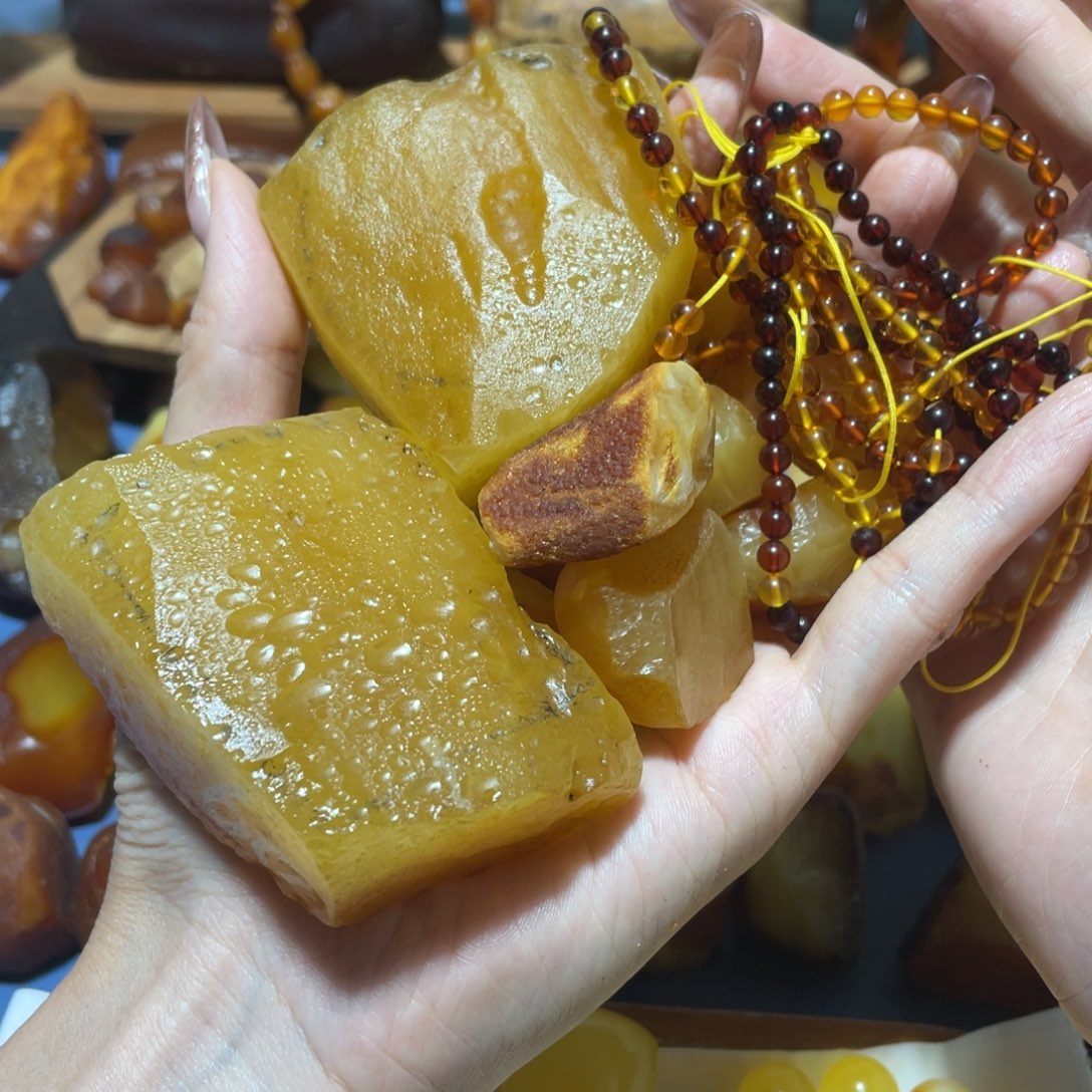 富***于定制蜜蜡未镶嵌波罗的海琥珀蜜蜡原石