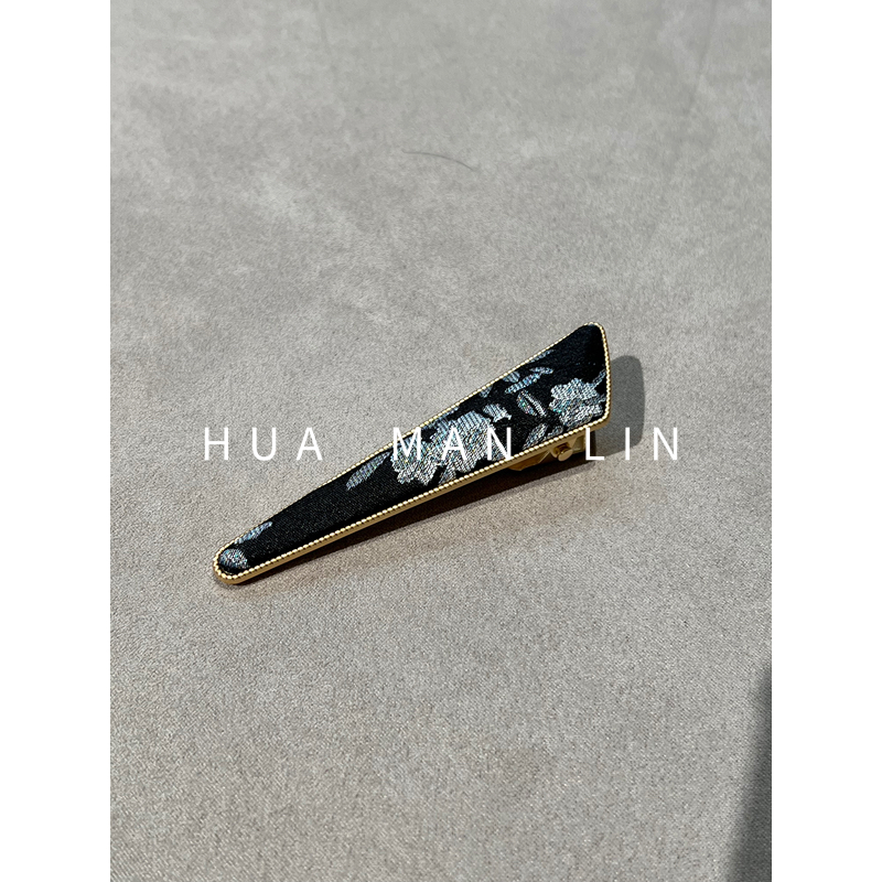 【花滿林】螺钿宋锦桑蚕丝发夹2037【不定位花色】