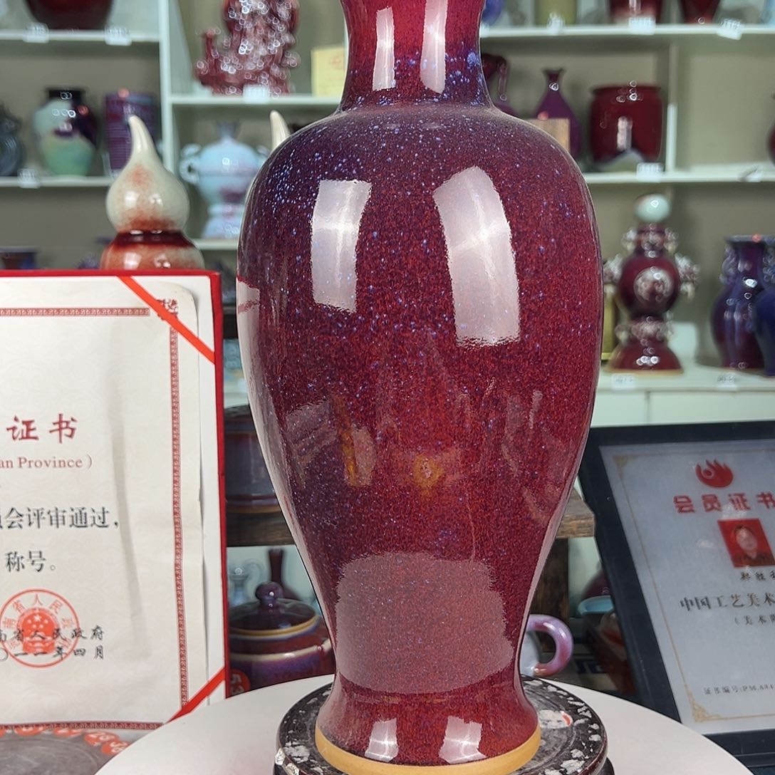 摆件郑家钧窑摆件