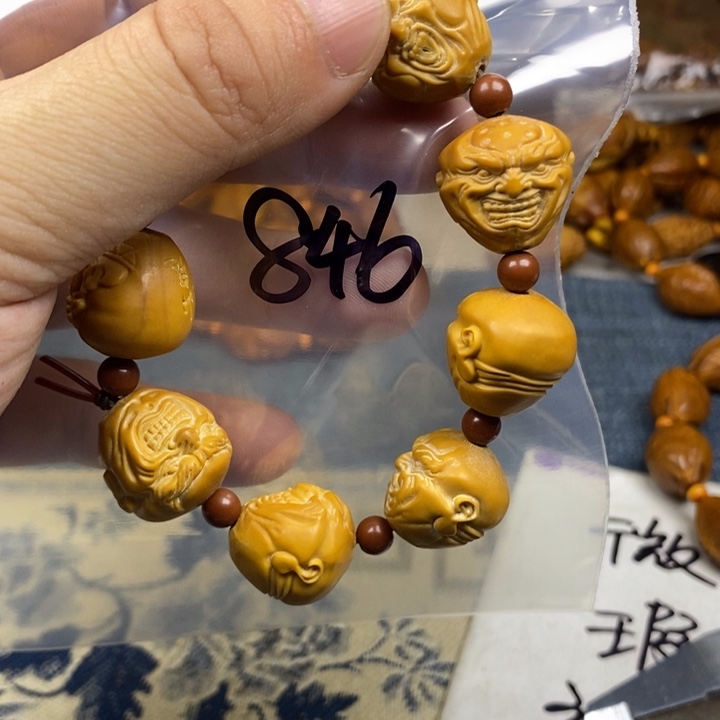 橄榄核手串/手链橄榄核雕工艺手串