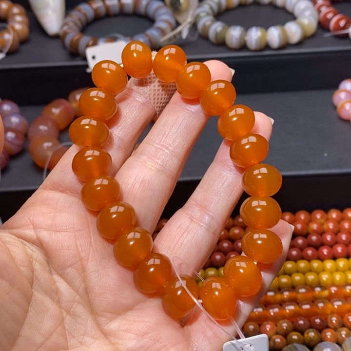玛瑙/玉髓手链未镶嵌沙**洲
