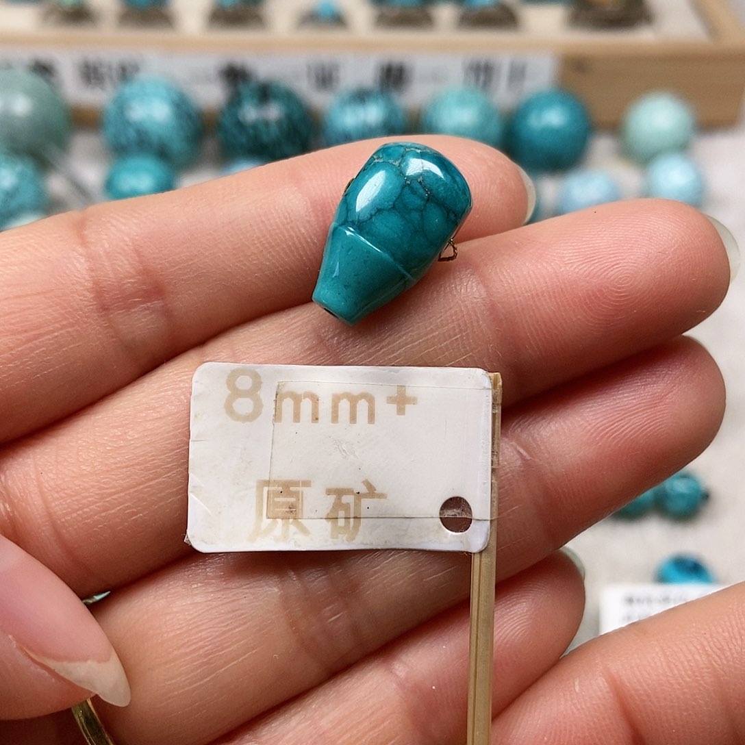 未镶嵌绿松石珠宝半成品