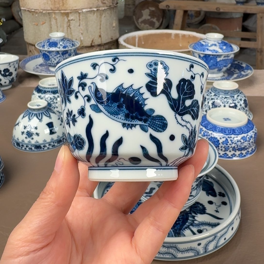 景德镇陶瓷手工手绘