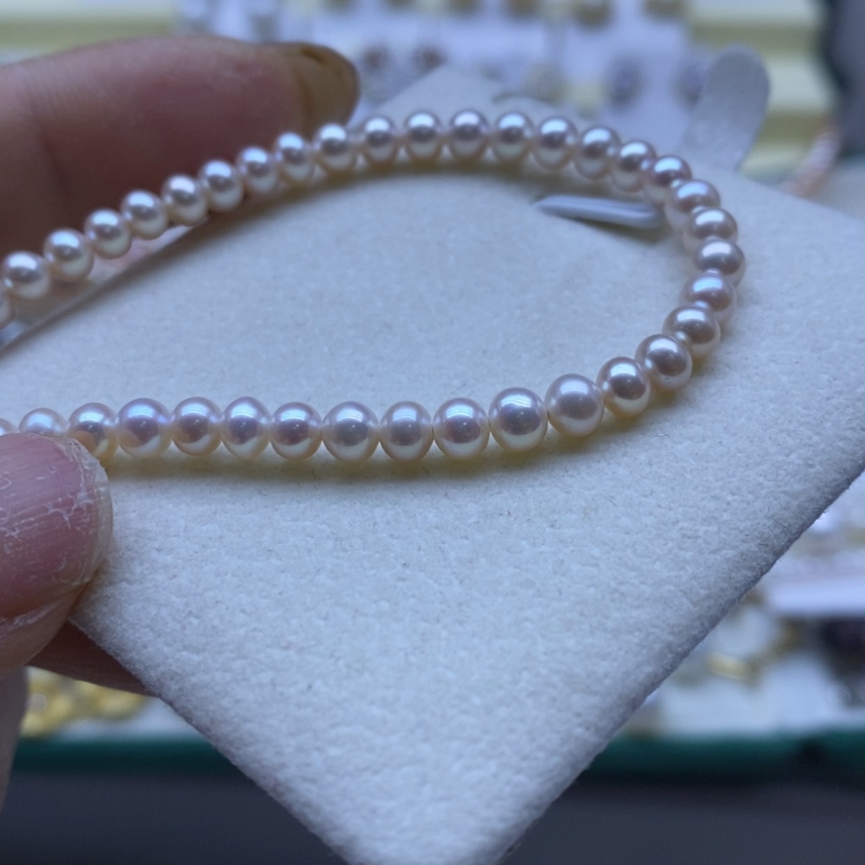 【闪购商品】淡水珍珠颈饰银S925镶嵌