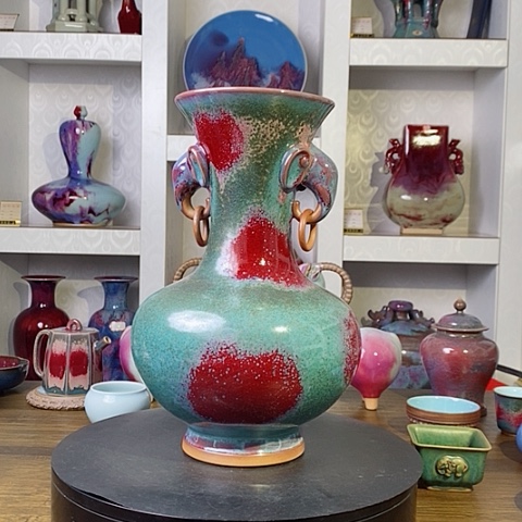 摆件禹州神后钧瓷原产地~