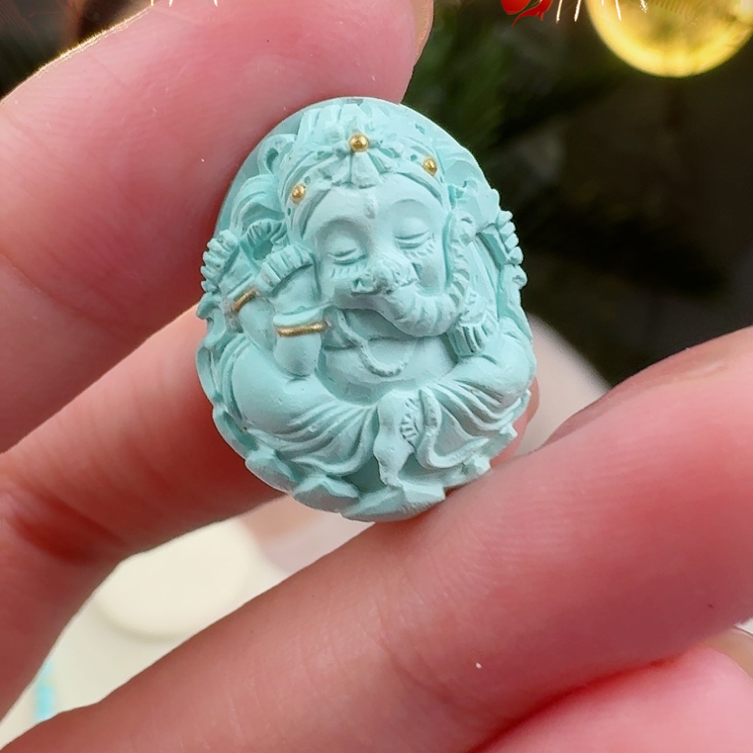 绿松石珠宝奇石未镶嵌