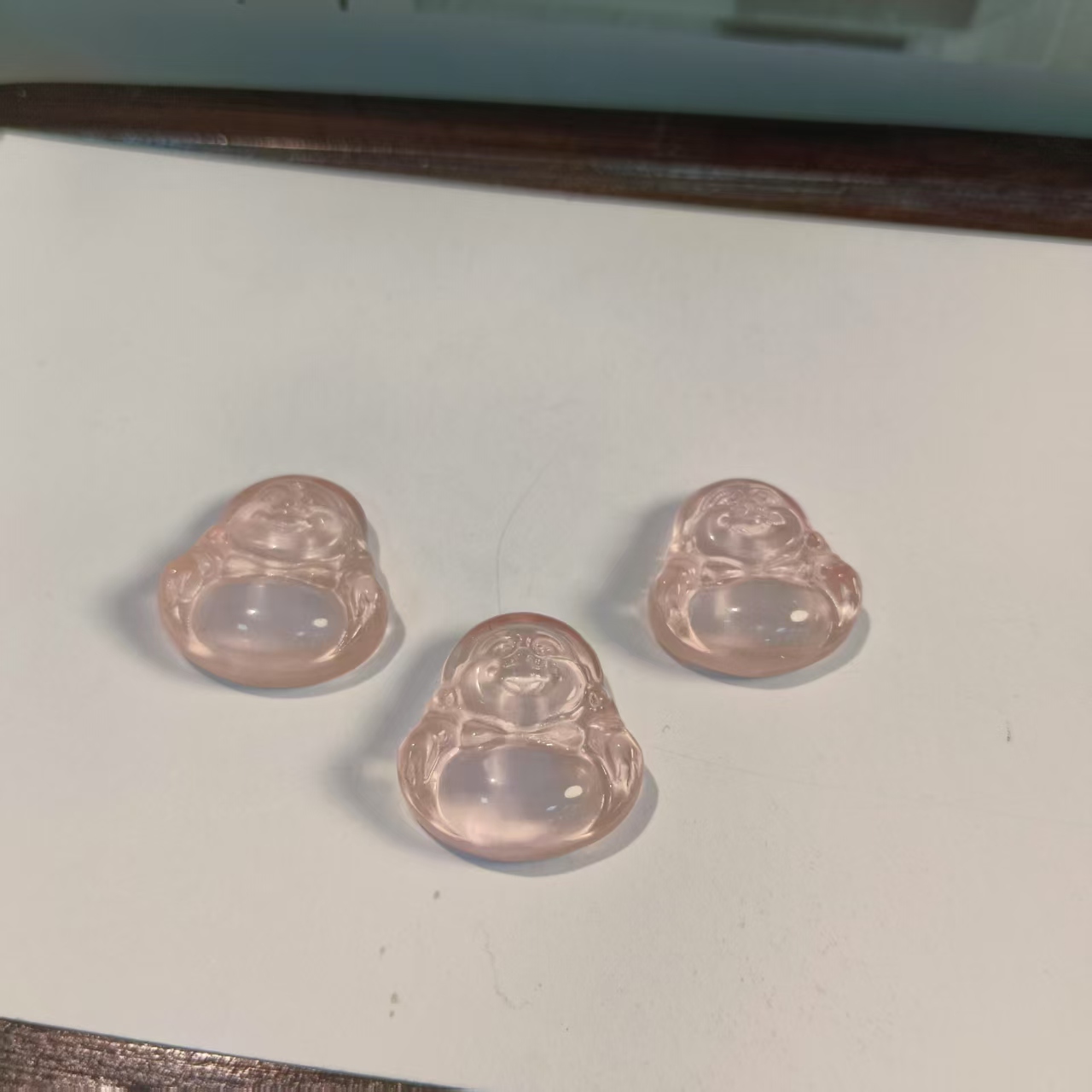 【小院甄选】粉晶佛公吊坠 多样性发一件 2008EZH