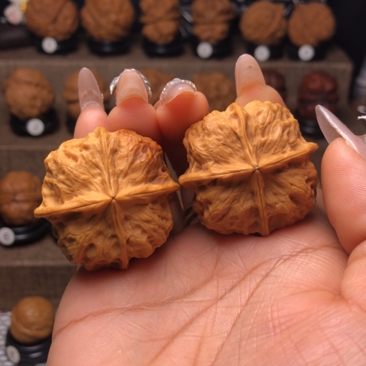 橄榄核吊坠壁*25牡丹四楞