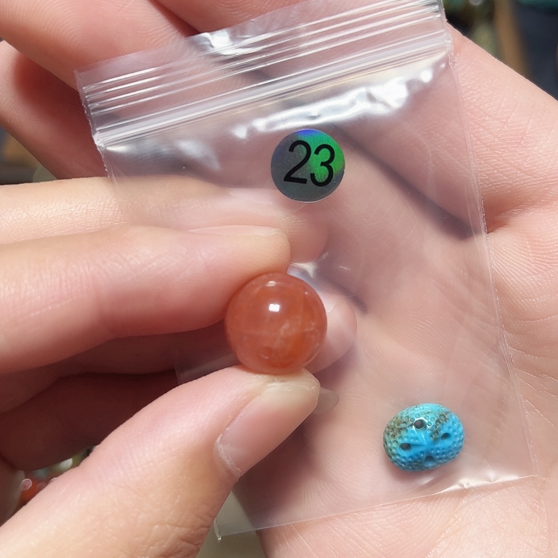 暮***野未镶嵌圆珠桶珠老型手串！！玛瑙/玉髓