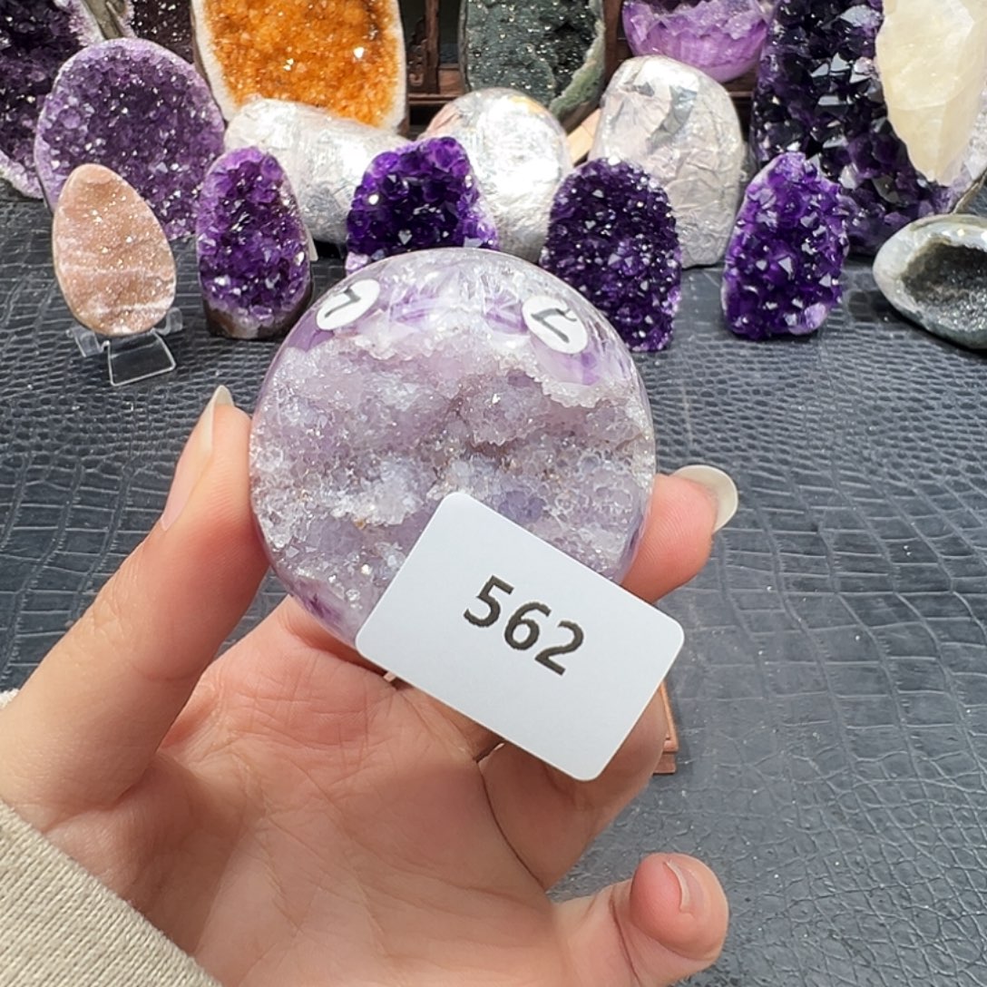 紫晶未镶嵌珠宝半成品