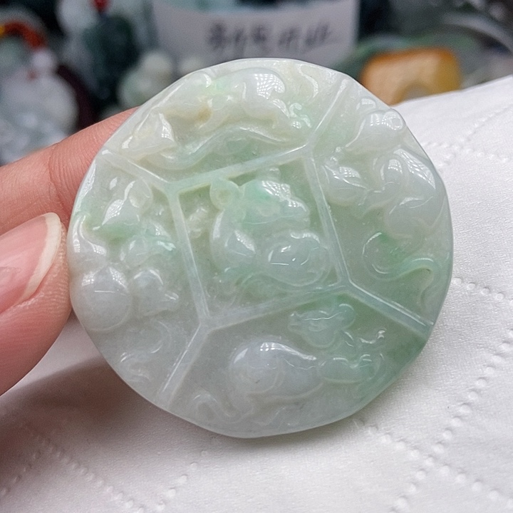 未镶嵌挂件翡翠翡翠