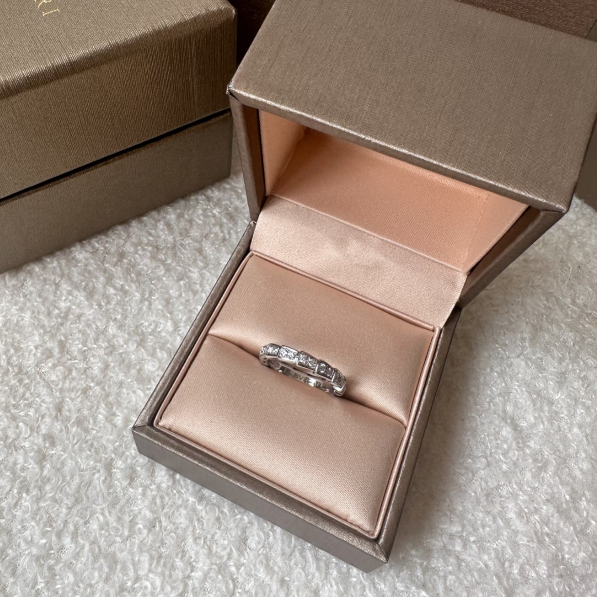 99新 BVLGARI/宝格丽 22年54码 宝格丽/戒指/1137