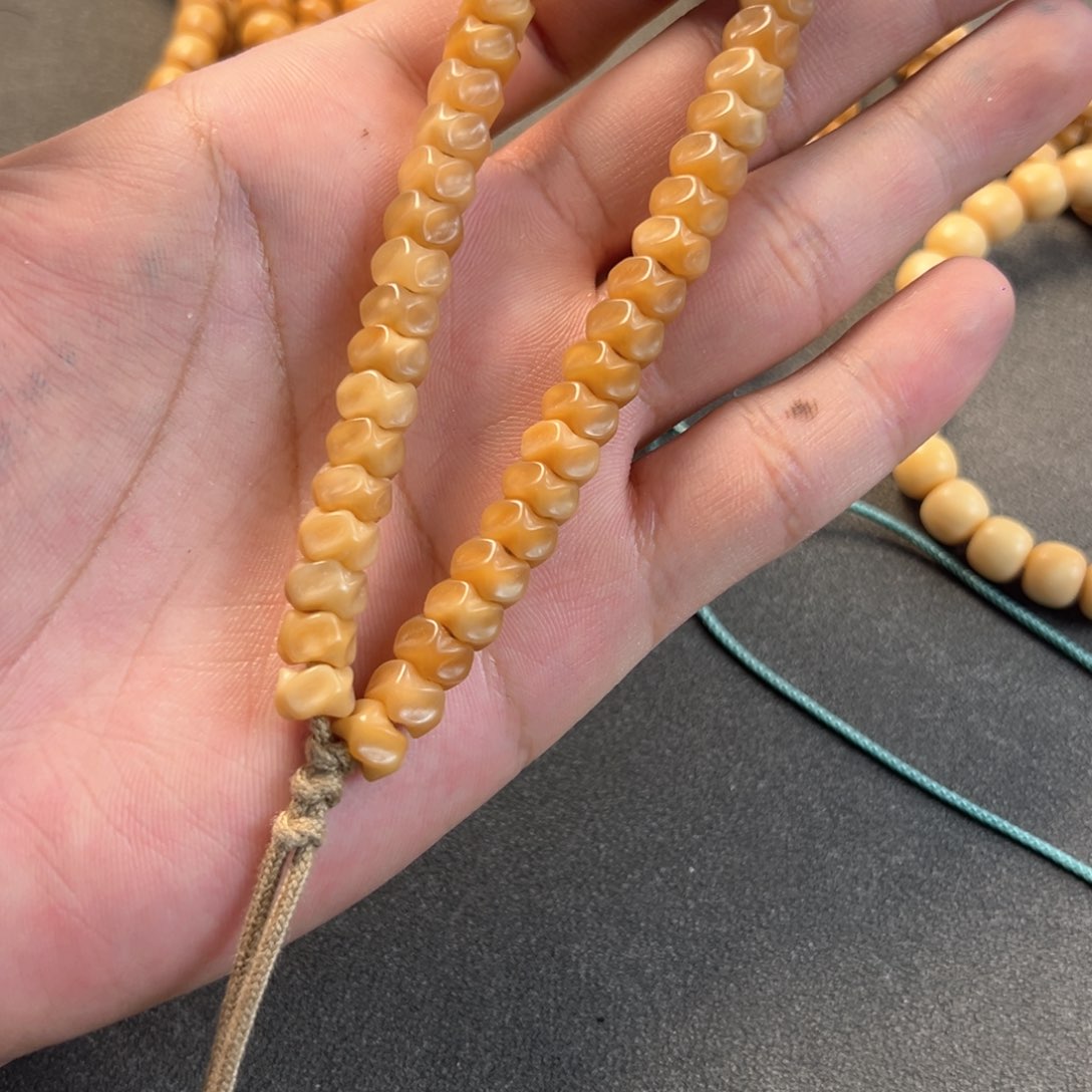 菩提根/象牙果吊坠全玉化龙骨