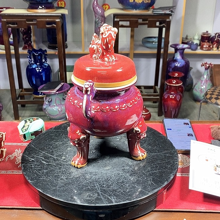 瓶中国神垕精品钧瓷