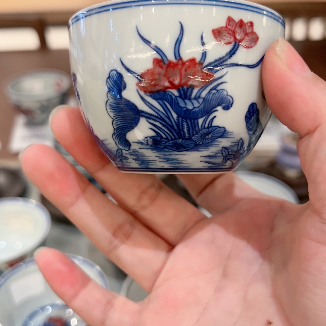 微瑕臻玉古坊原矿釉里红