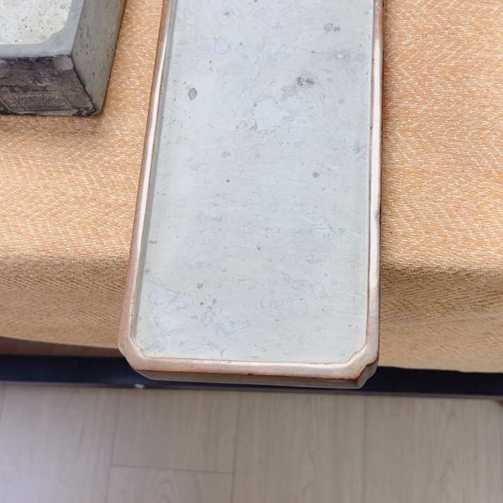 慈***师砖雕大漆金砖吸水茶盘