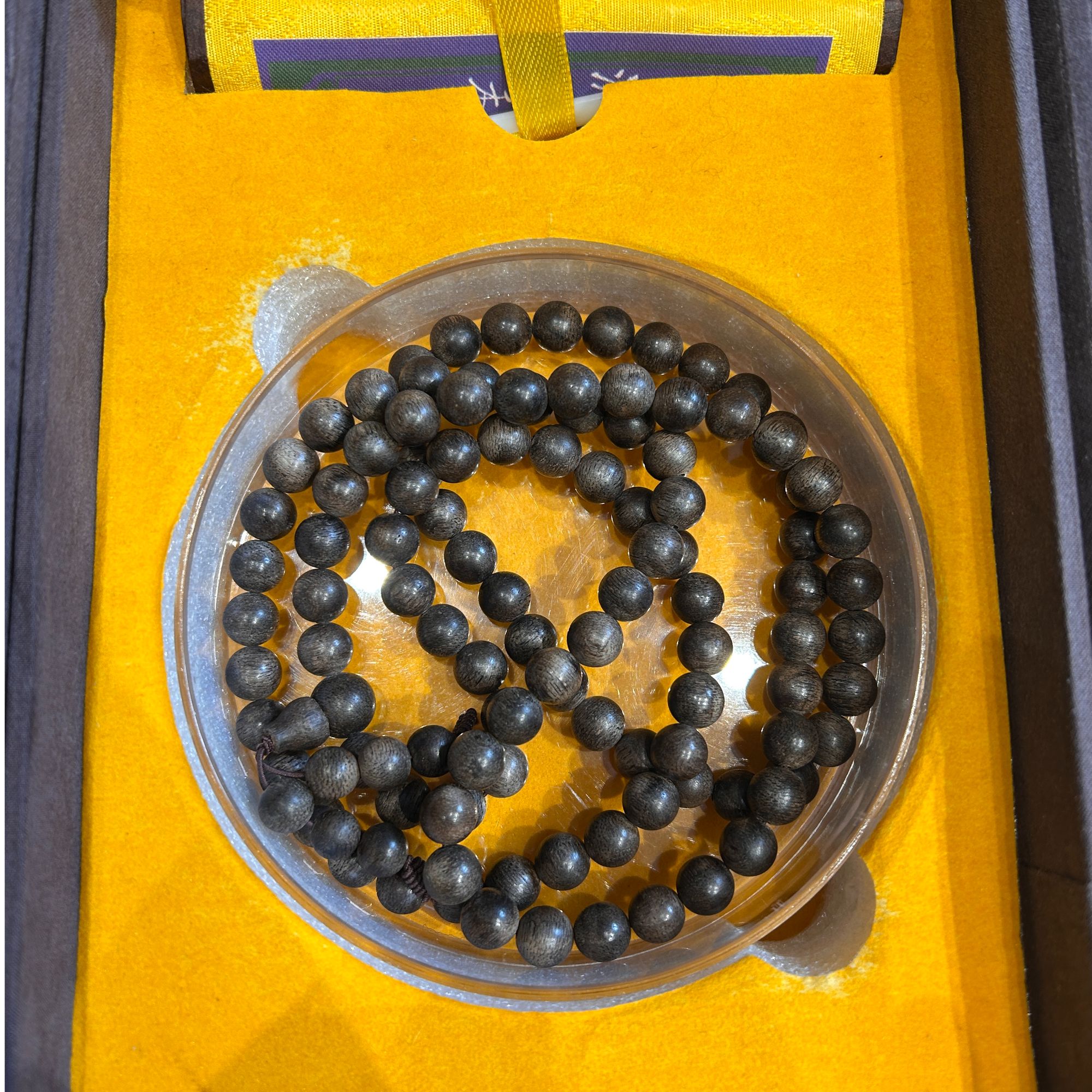 【东少珍藏】Rsp0145 108粒文莱软丝沉香0.8珠