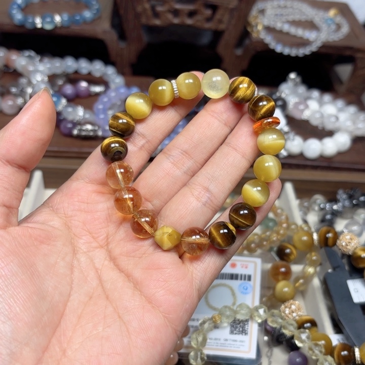 水晶手链未镶嵌金薇薇