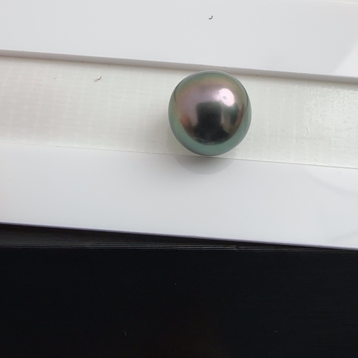 海水珍珠裸珠天然大溪地孔雀绿炫彩海水珍珠裸珠10-11