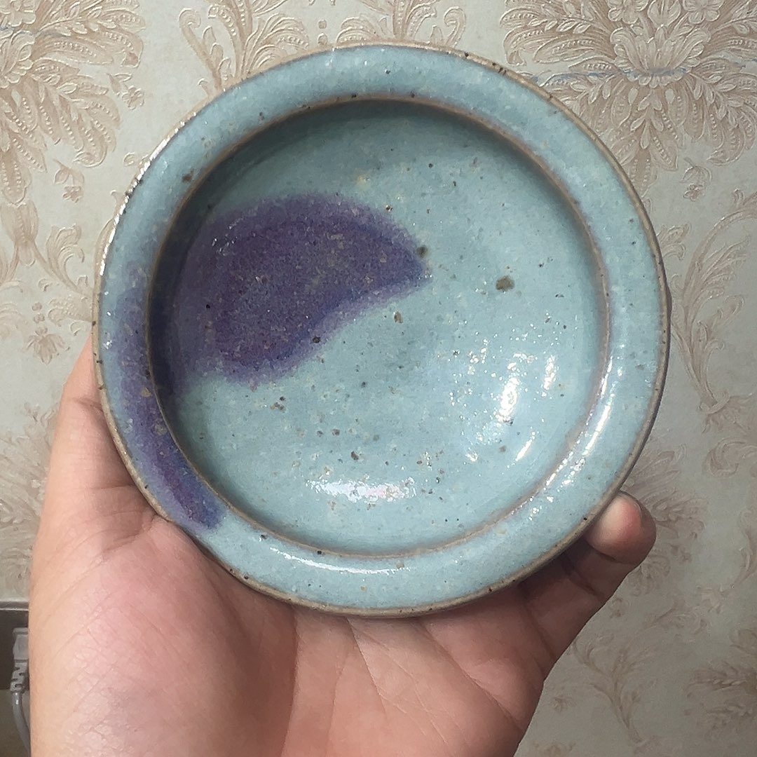陶钧窑工艺品盘子