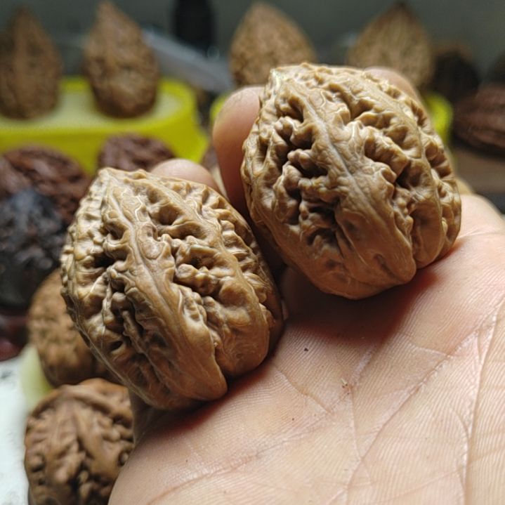 把件文玩核桃鸡肉纹