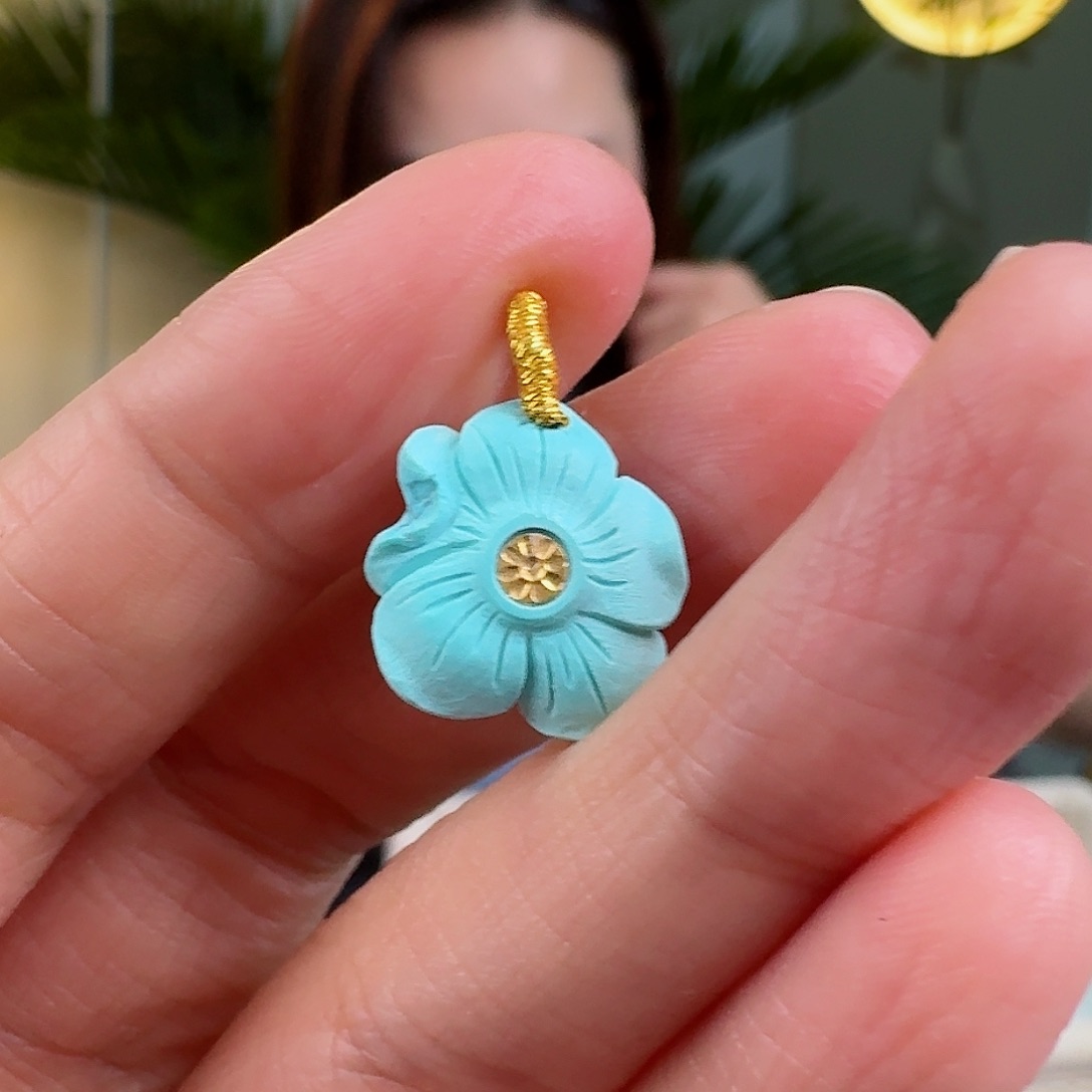 绿松石珠宝奇石未镶嵌