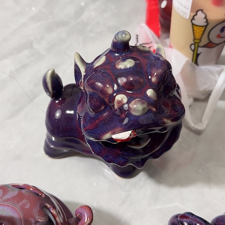 摆件陶郑家钧窑摆件