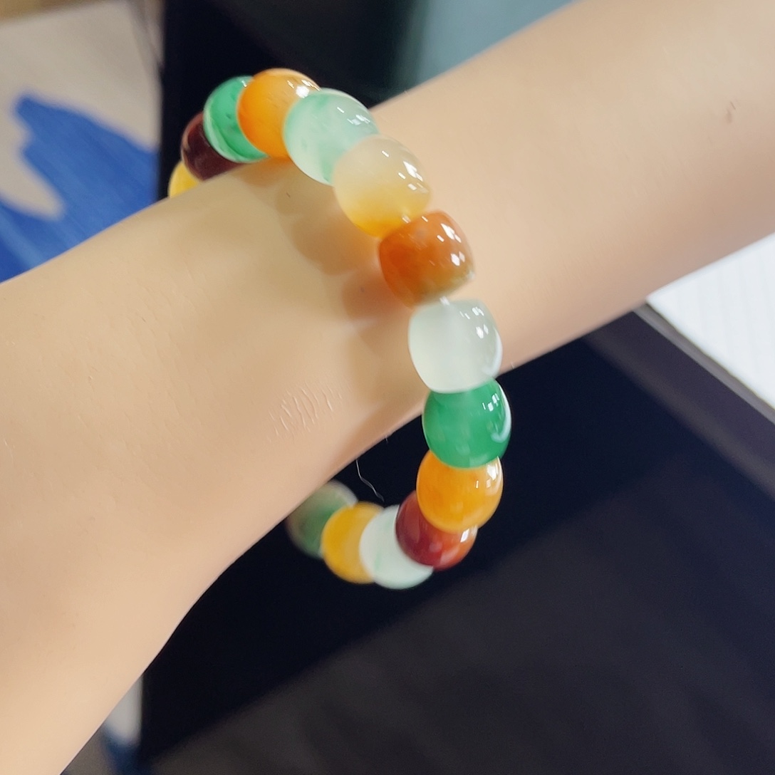 貌***花石英质玉未镶嵌手链