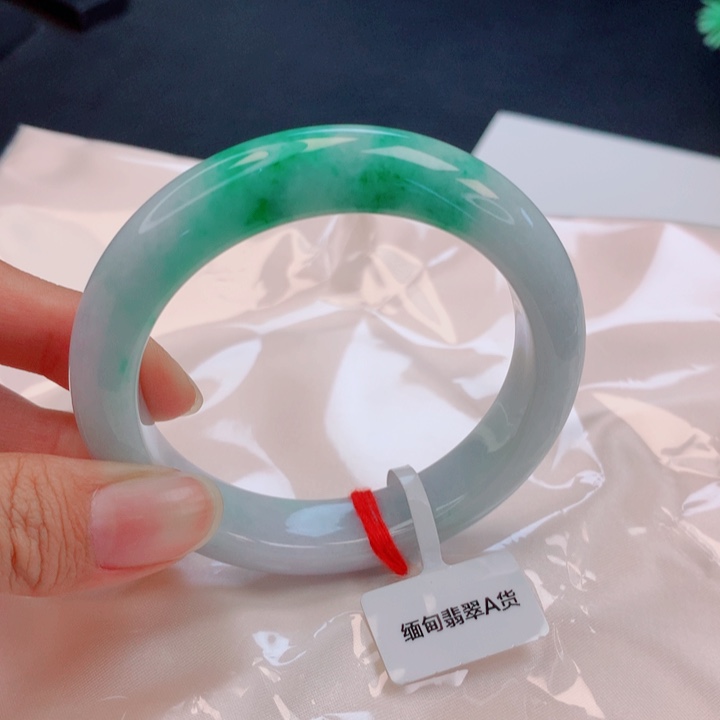 未镶嵌手镯翡翠55圈