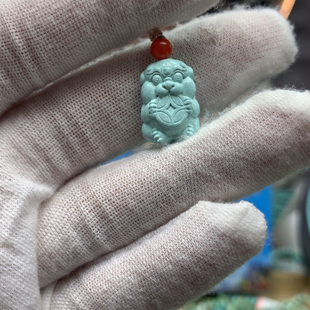 绿松石挂件未镶嵌