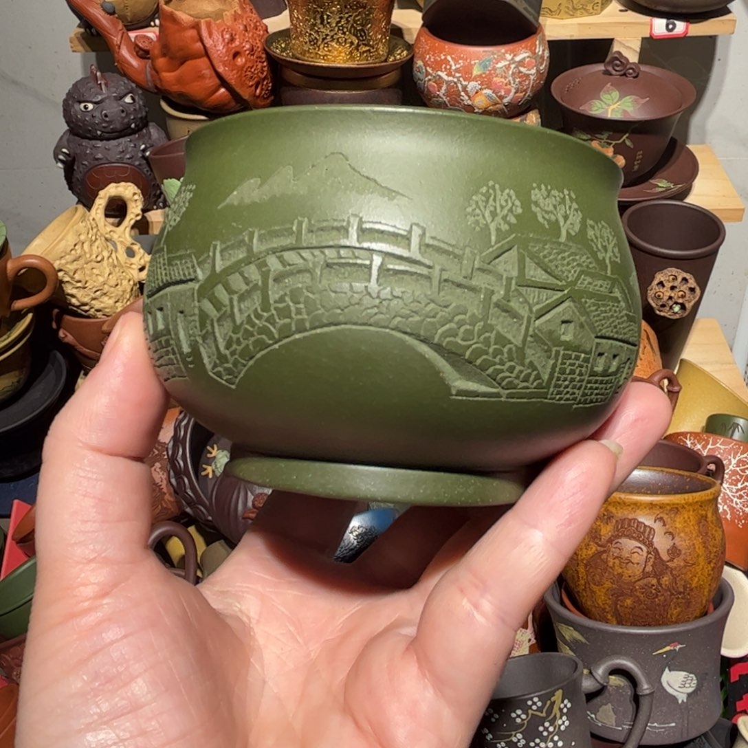 紫砂茶杯宜兴紫砂主人杯