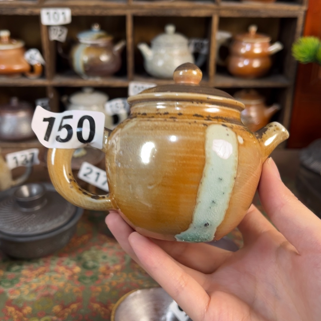 摆件用****9柴烧茶器窑宝壶微瑕