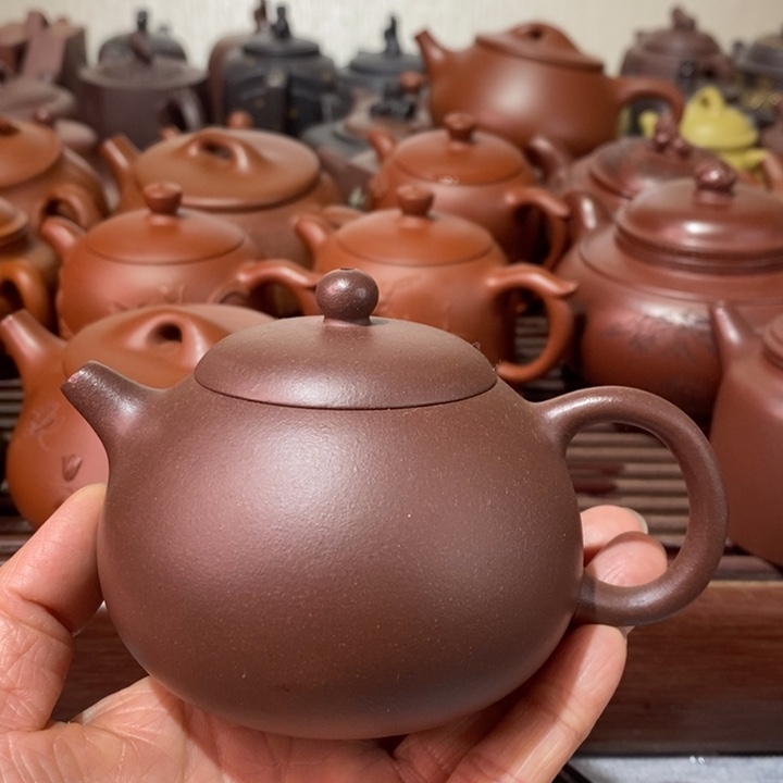 紫砂茶壶微瑕处理一把