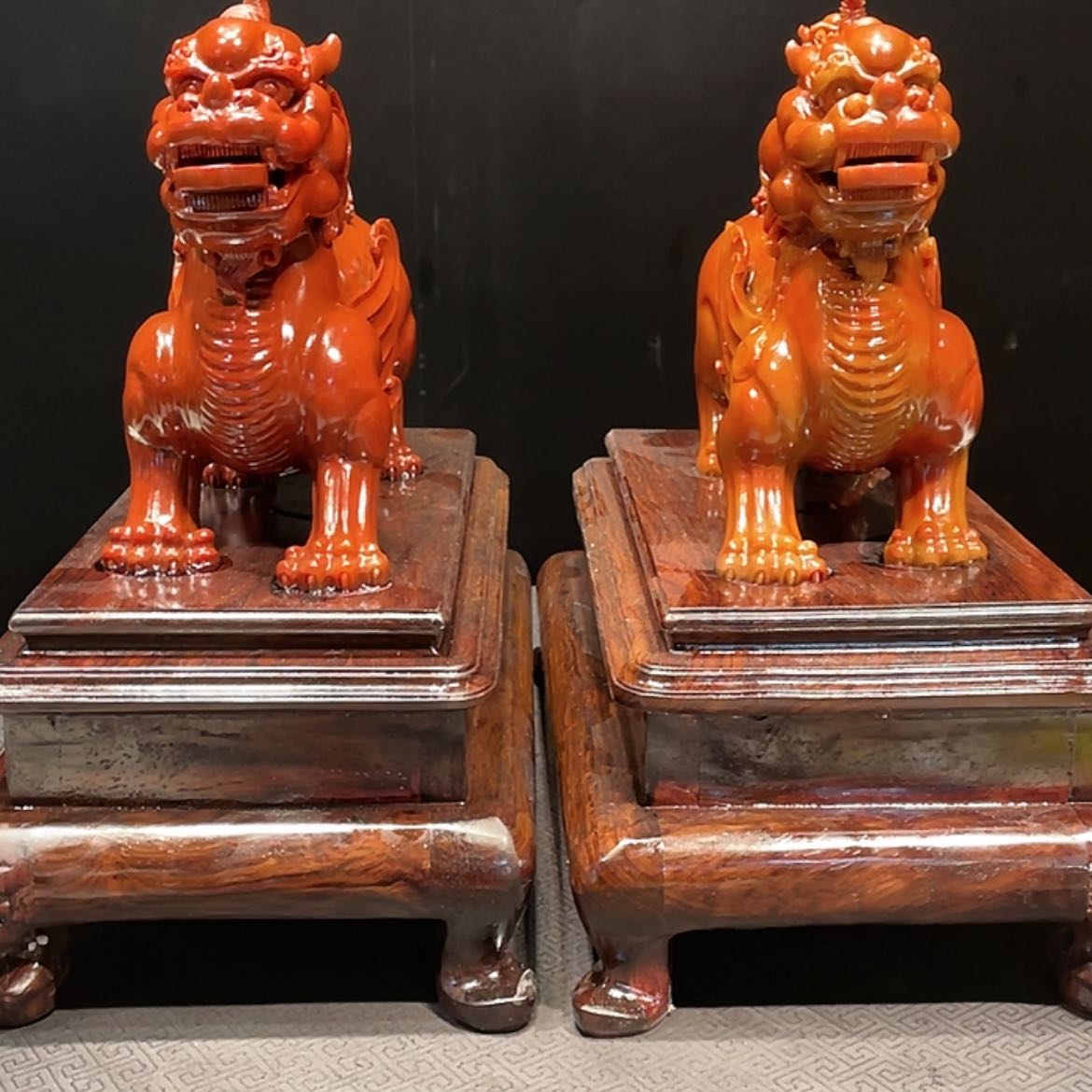 【闪购商品】寿山石红***·皮秋摆件工艺品