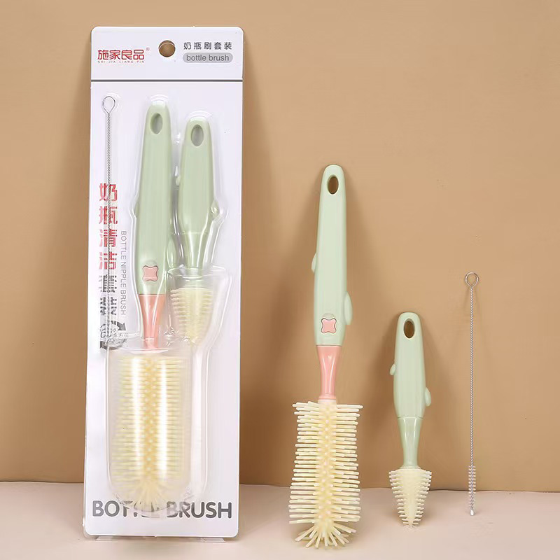 硅胶奶瓶刷三件套