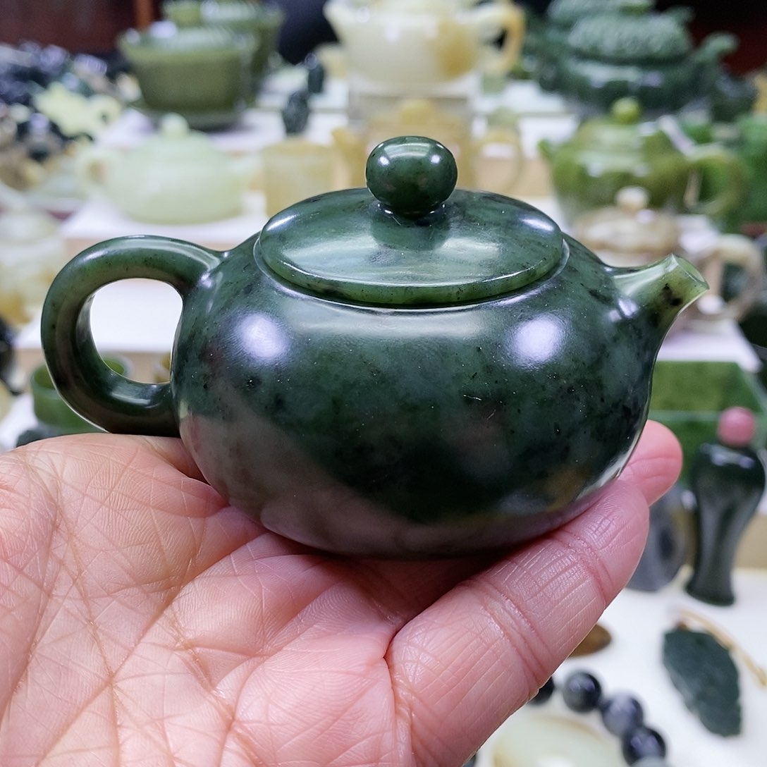 和田玉茶壶未镶嵌