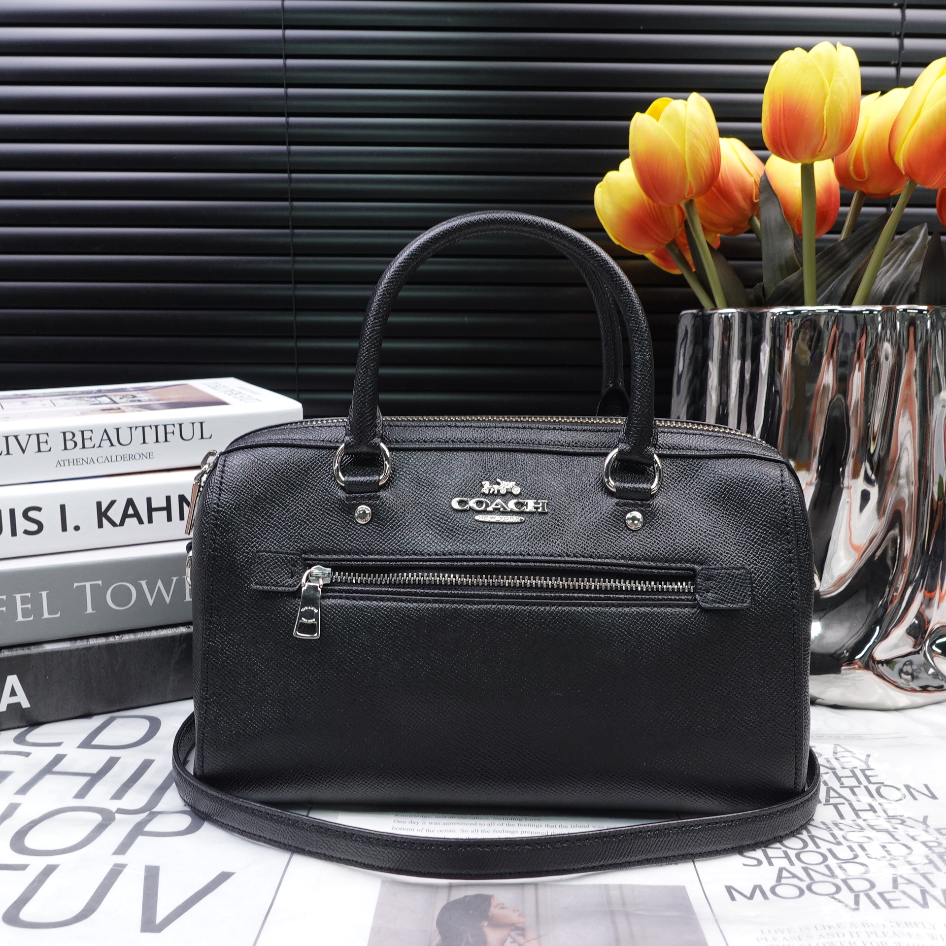 95新 COACH/蔻驰 单肩包/T10235123