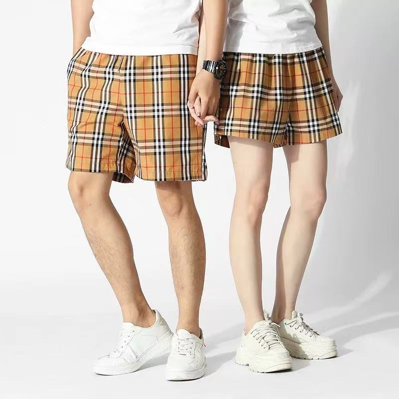 (主播同款裤子)格子短裤运动夏季宽松8879