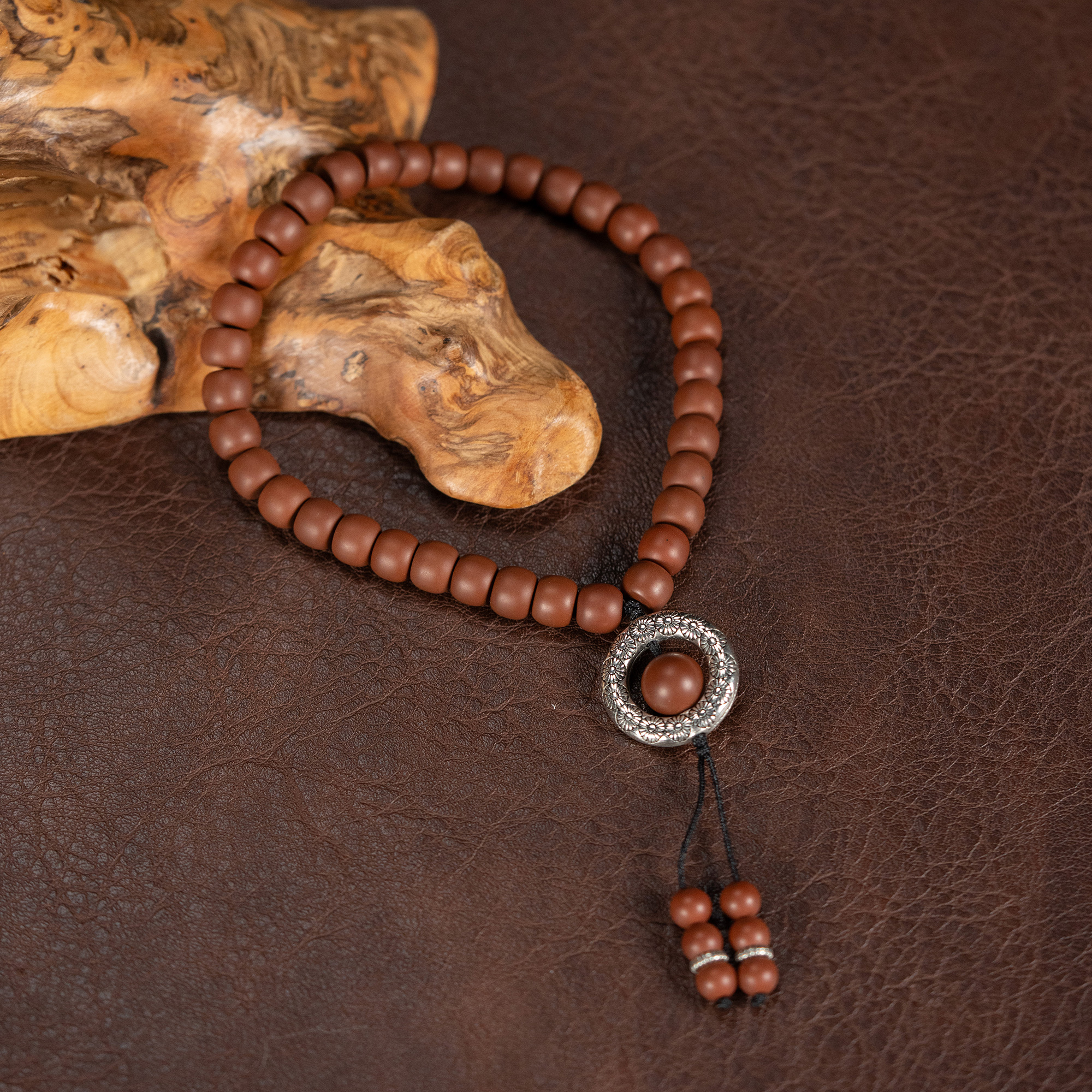 【利贞l手持-老型珠】原矿紫砂尺寸7*8mm茶具配件FXS