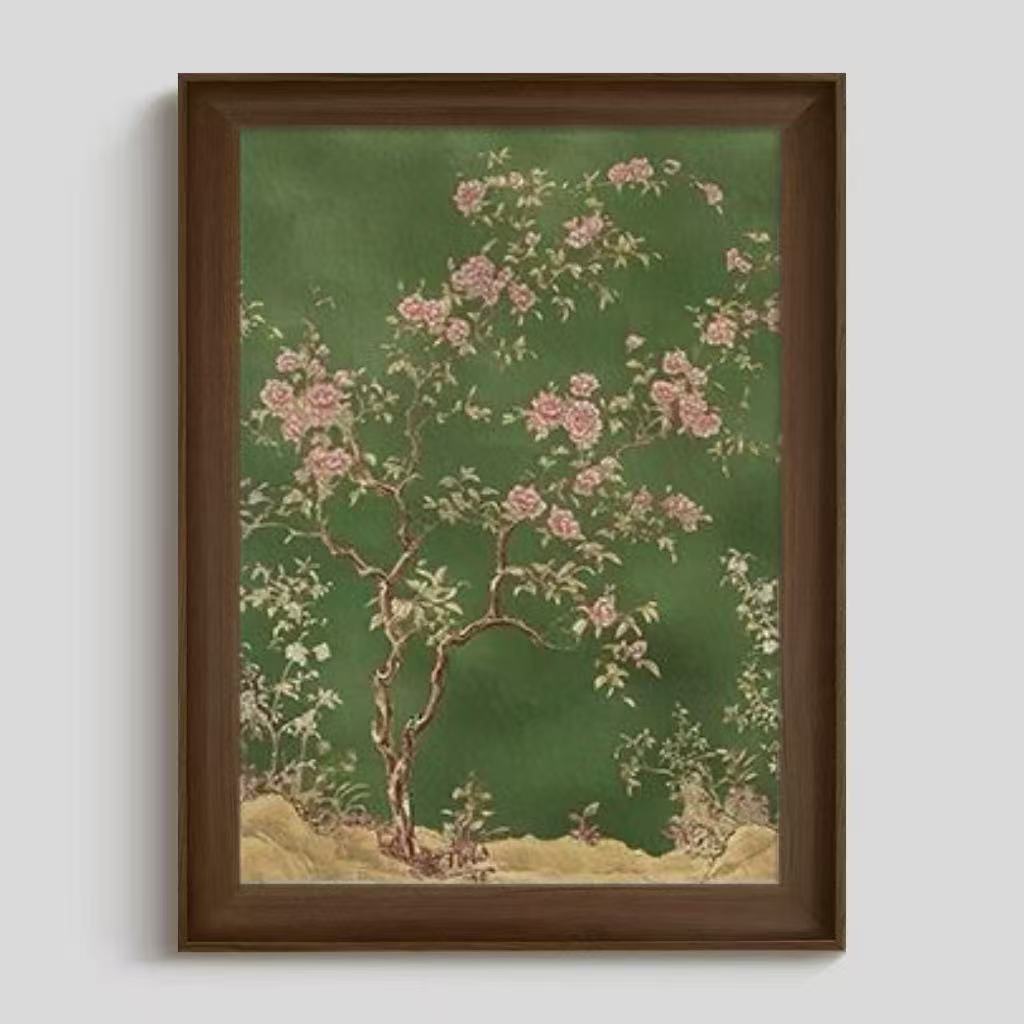 法式复古花卉风景装饰画适用于客厅餐厅卧室玄关AS03