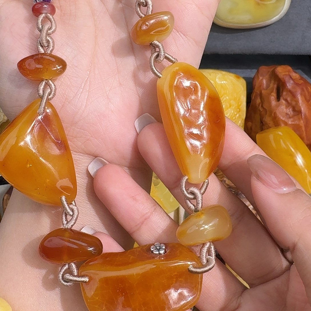 琥珀未镶嵌裸石我