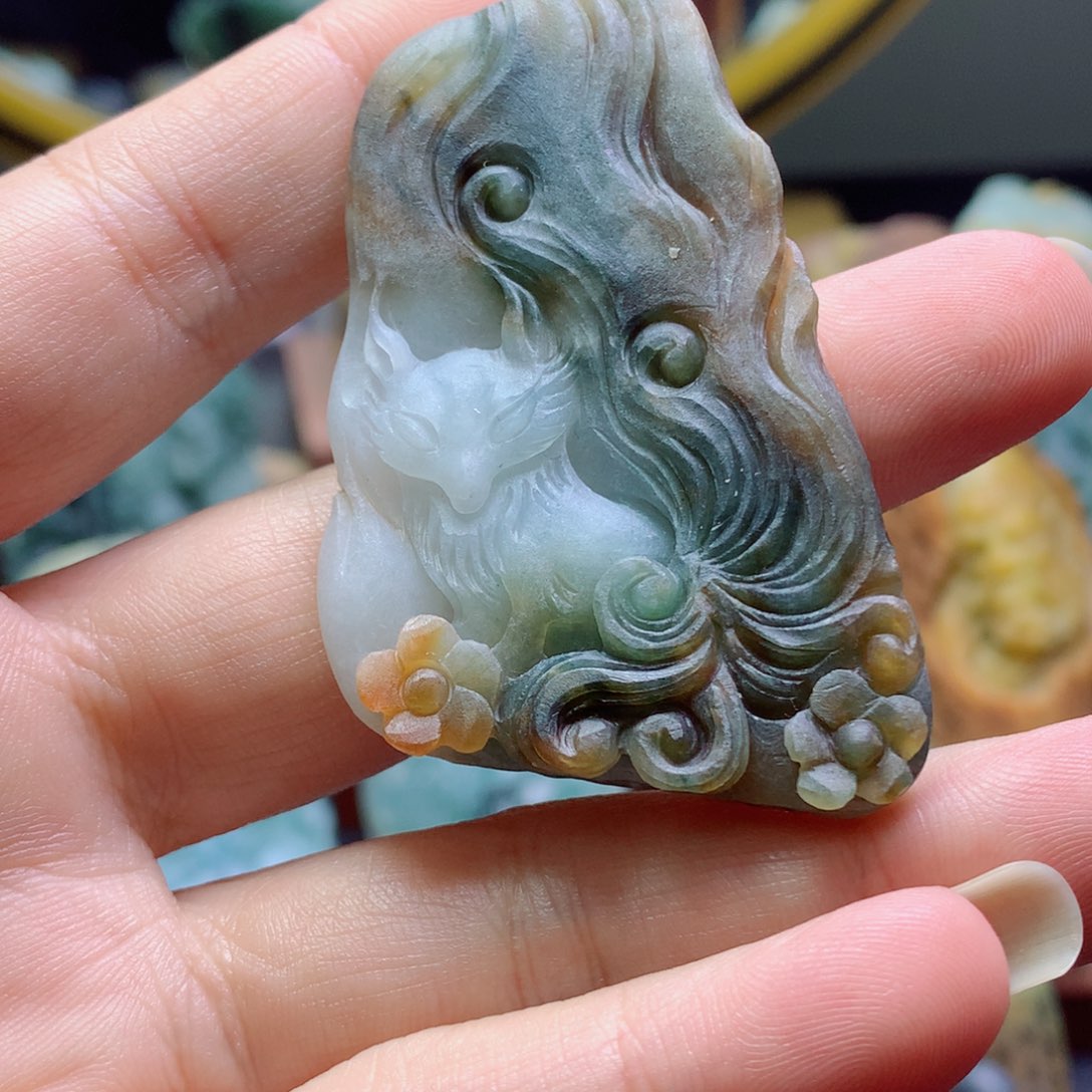 依***7定制翡翠未镶嵌翡翠